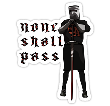 none shall pass